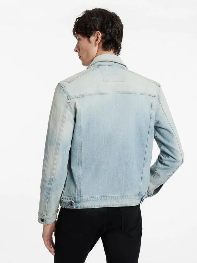 Men Coats And Jackets John Varvatos DIEGO TRUCKER Blue