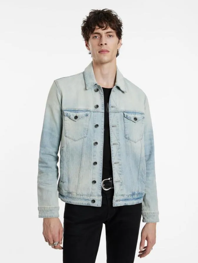 Men Coats And Jackets John Varvatos DIEGO TRUCKER Blue