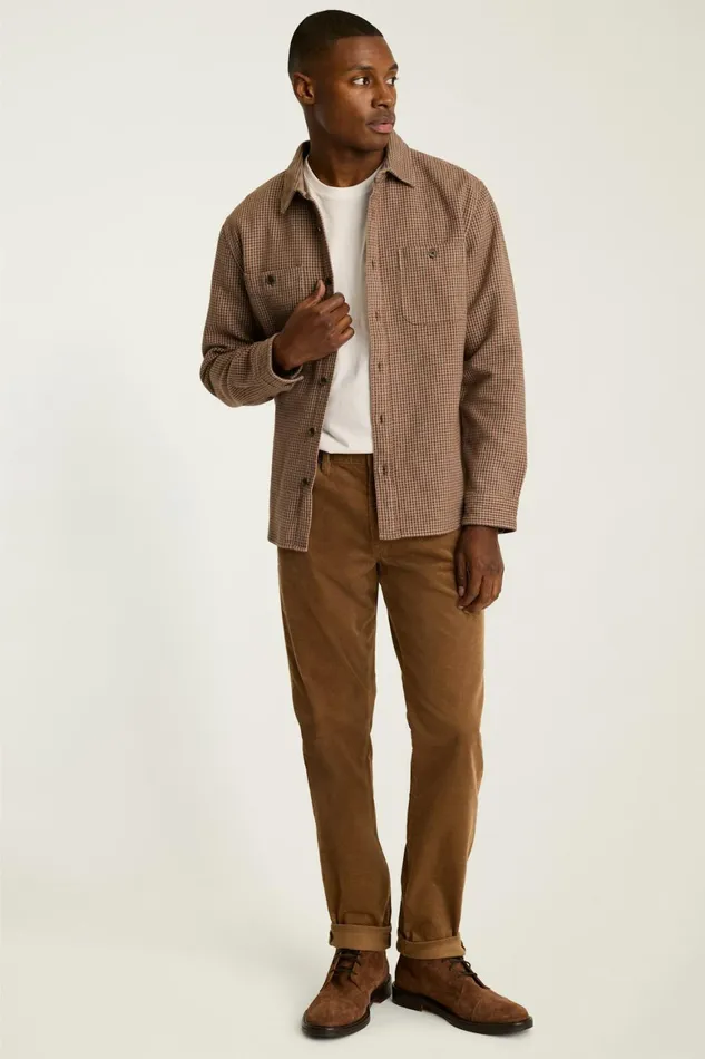 Men Corduroy 5Pocket Pants Dachshund Brown Bonobos 5Pocket Pants