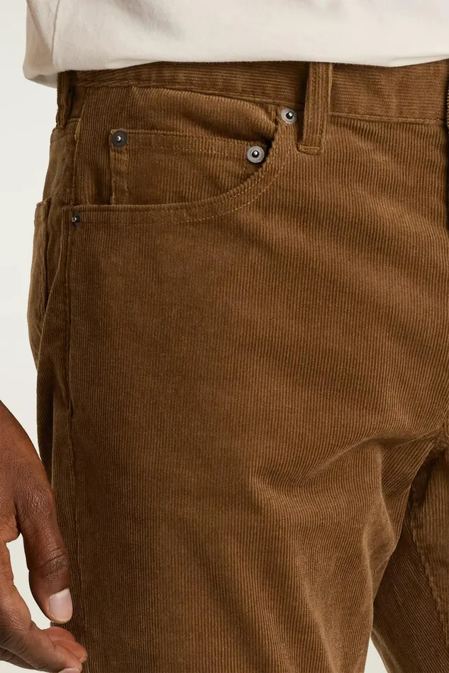 Men Corduroy 5Pocket Pants Dachshund Brown Bonobos 5Pocket Pants