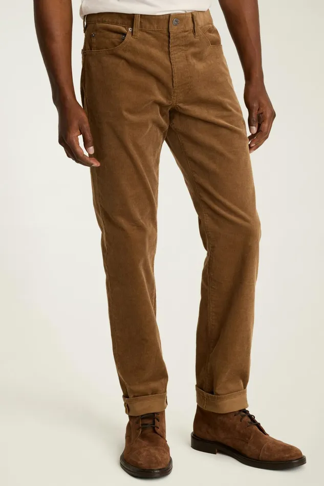 Men Corduroy 5Pocket Pants Dachshund Brown Bonobos 5Pocket Pants