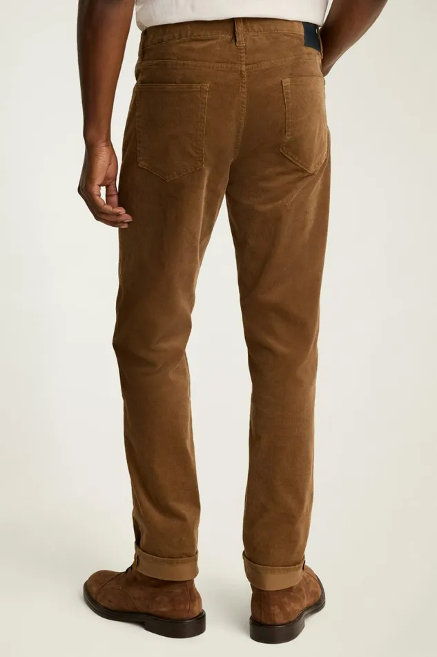 Men Corduroy 5Pocket Pants Dachshund Brown Bonobos 5Pocket Pants