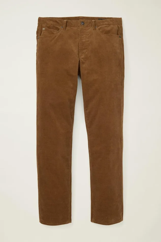Men Corduroy 5Pocket Pants Dachshund Brown Bonobos 5Pocket Pants