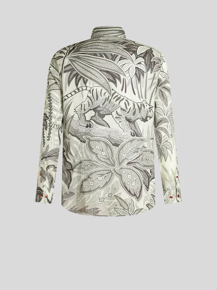 Men Cotton Shirt With Print Etro Shirts