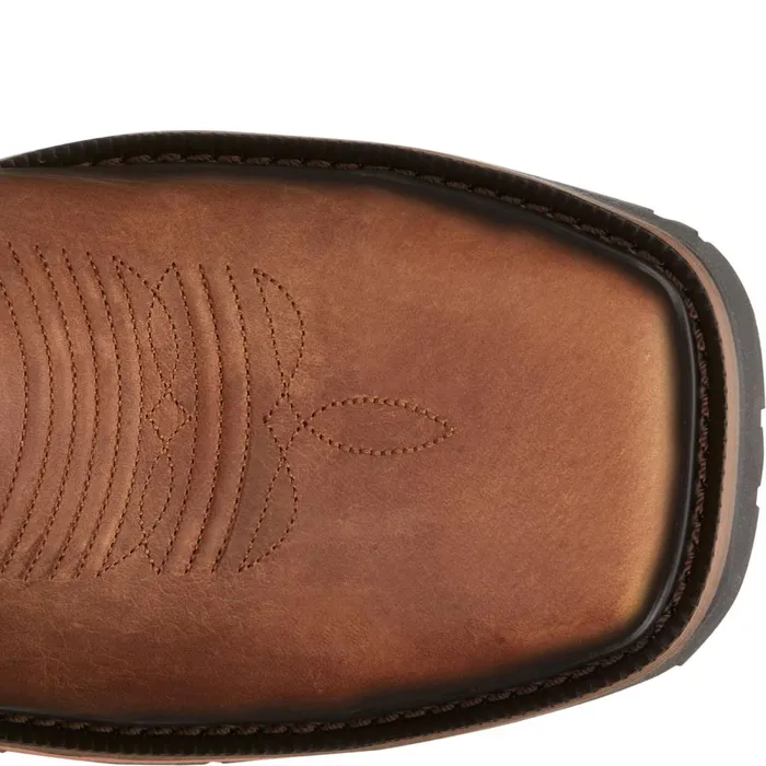 MEN Dallen 11034 Waterproof Nano Comp Toe Brown Justin Boots Work