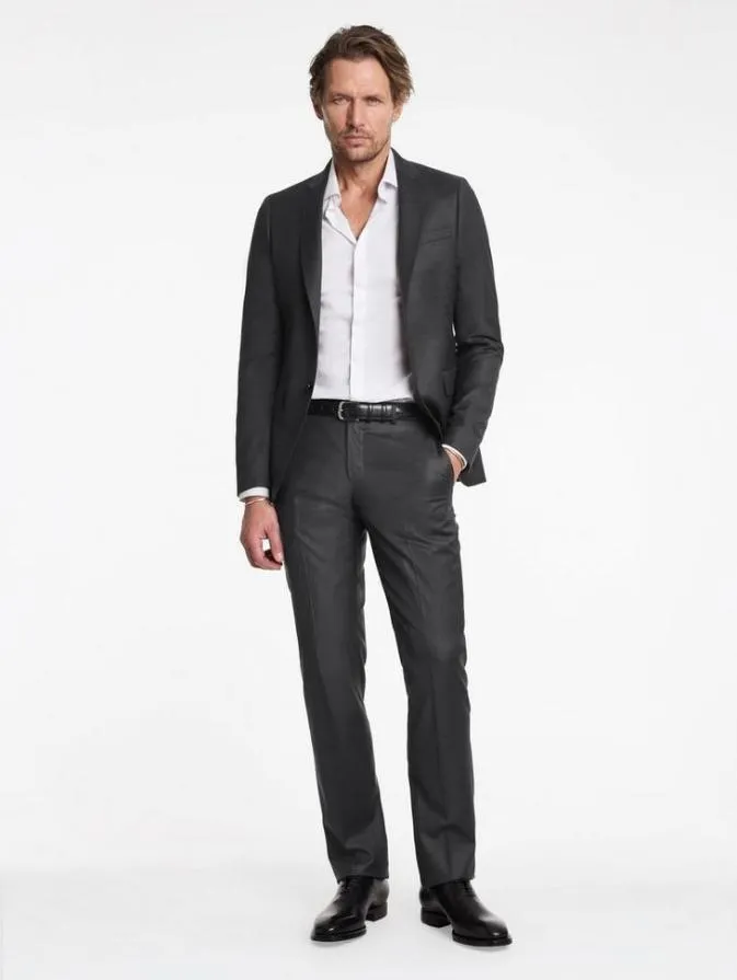 Men Dress Pants John Varvatos AUSTIN DRESS PANTS Carbon Grey