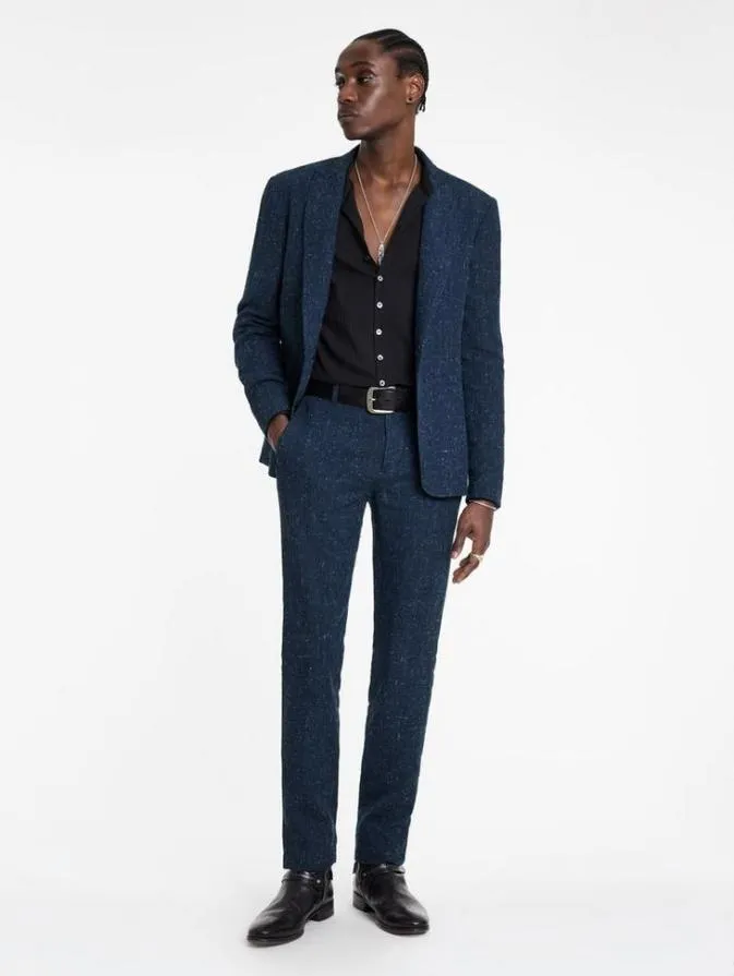 Men Dress Pants John Varvatos MERCER PANTS Deep Blue
