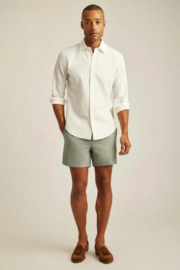 Men Easy Linen Shirt White Bonobos Casual Shirts