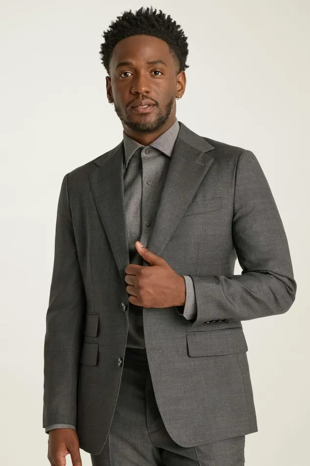 Men Empire Super 150s Suit Grey Glen Plaid Bonobos Suits