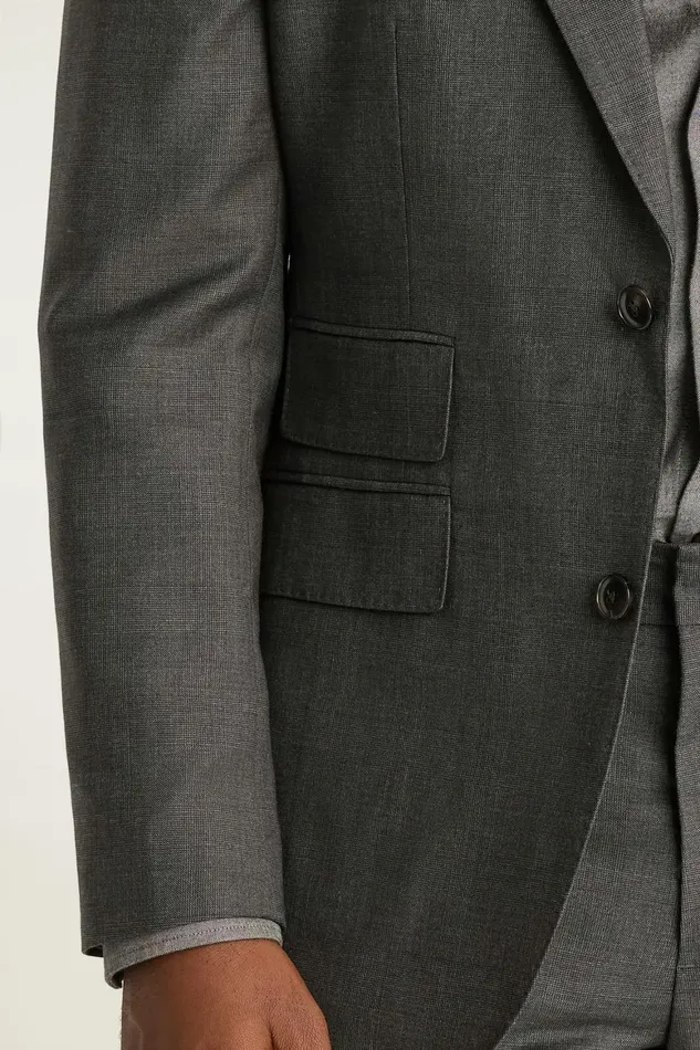 Men Empire Super 150s Suit Grey Glen Plaid Bonobos Suits