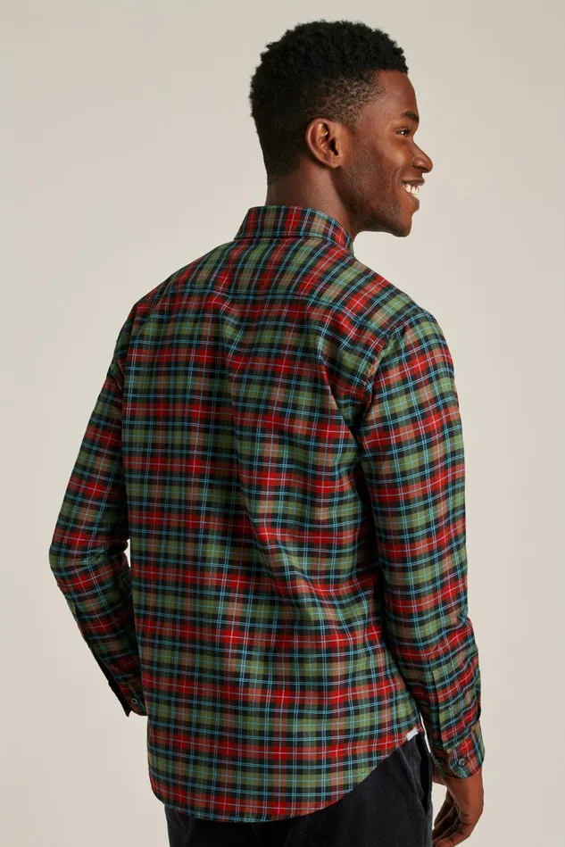 Men Everyday Oxford Shirt Festive Plaid Bonobos Casual Shirts