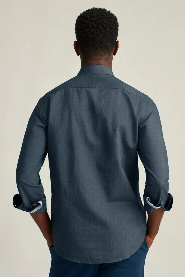 Men Everyday Oxford Shirt Navy Bonobos Casual Shirts
