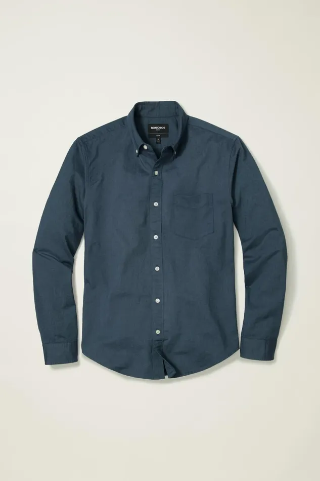 Men Everyday Oxford Shirt Navy Bonobos Casual Shirts