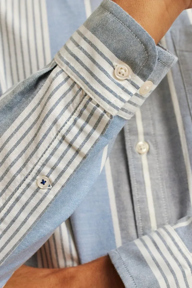 Men Everyday Oxford Shirt Summer Stripe Bonobos Casual Shirts