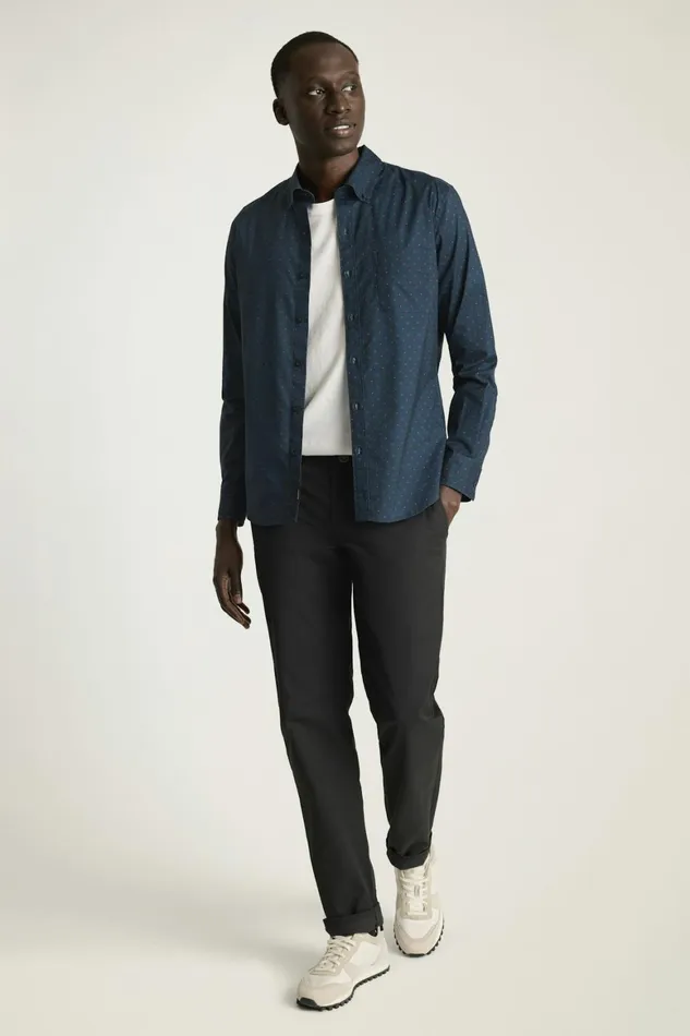 Men Everyday Shirt Navy Diamond Geo Bonobos Casual Shirts