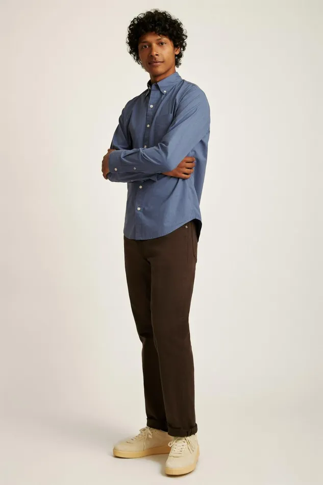 Men Everyday Shirt Navy Rust Dot Bonobos Casual Shirts
