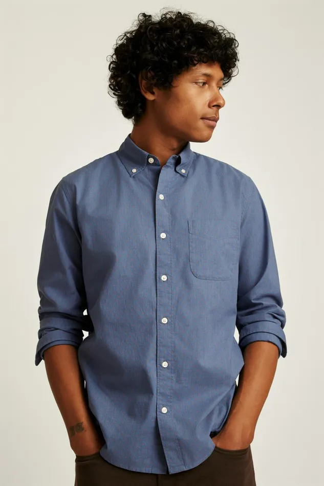 Men Everyday Shirt Navy Rust Dot Bonobos Casual Shirts