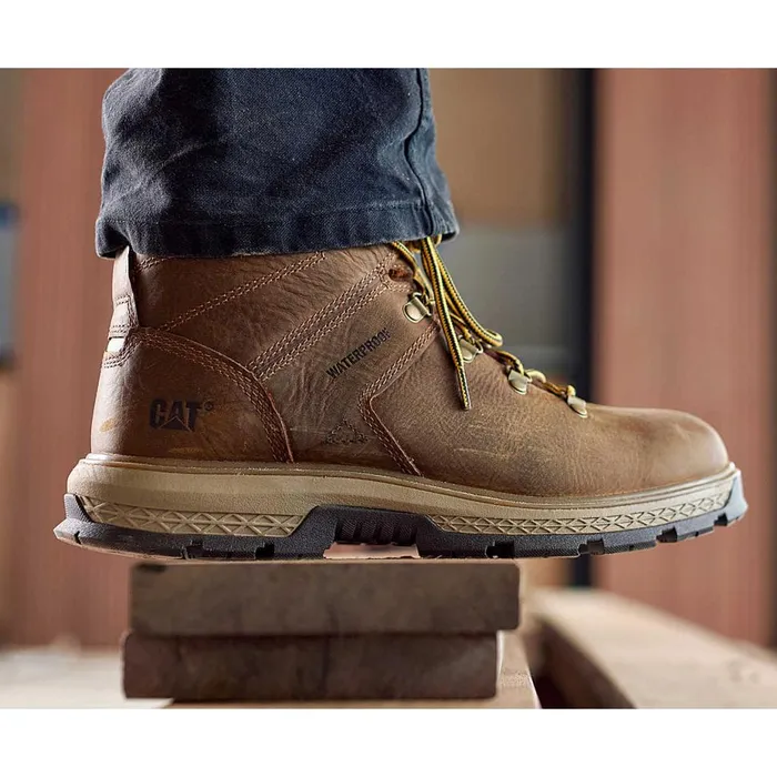 Men Exposition Hiker Waterproof Work Boot Cat Footwear Boots