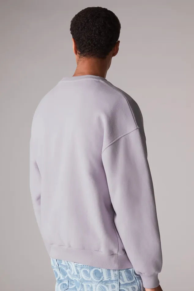 Men Fiorucci Sweatshirts and Hoodies Angels Pop Logo Sweatshirt Lilac Men Fiorucci Sweatshirts and Hoodies Angels Pop Logo Sweatshirt Lilac