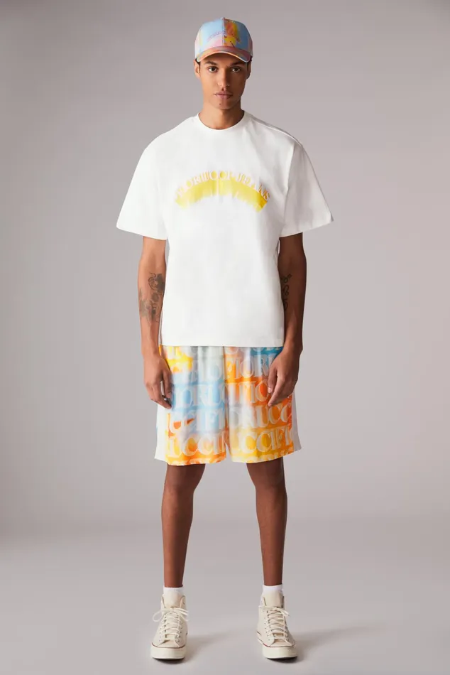 Men Fiorucci TShirts and Tops Jeans Logo TShirt Off White