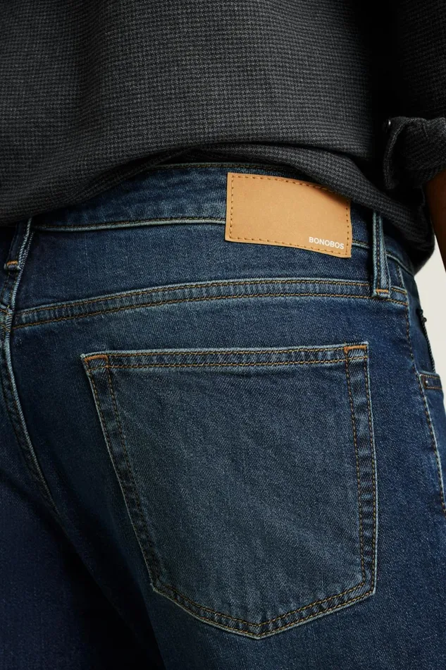 Men Fireside Flannel Lined Jean Midnight Wash Bonobos Jeans