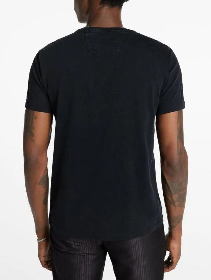 Men Graphic Tees John Varvatos BOWIE ALADDIN SANE TEE Black
