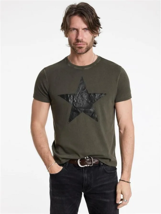 Men Graphic Tees John Varvatos STAR TEE Carbon