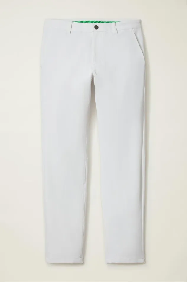 Men Highland Tour Golf Pants Brilliant White Bonobos Joggers and Athleisure