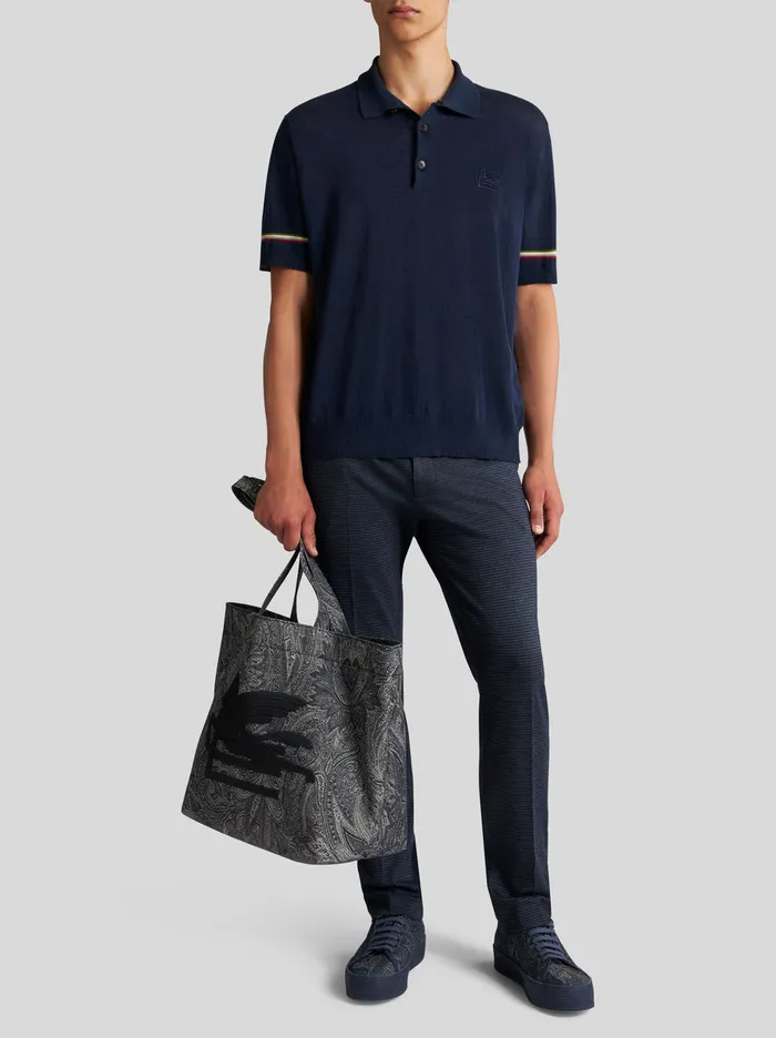Men Houndstooth Trousers Etro Trousers