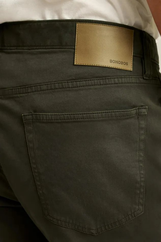 Men Italian Brushed 5Pocket Pants Dark Steel Bonobos Jeans