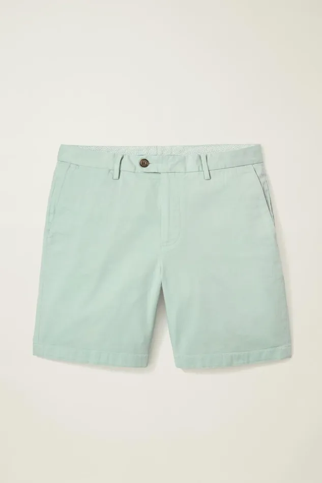 Men Italian Stretch Chino Shorts Mint Green Bonobos Chino Shorts