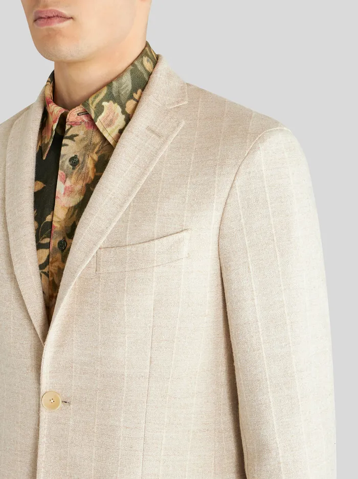 Men Jacket With TonSurTon Striped Pattern Etro Jackets