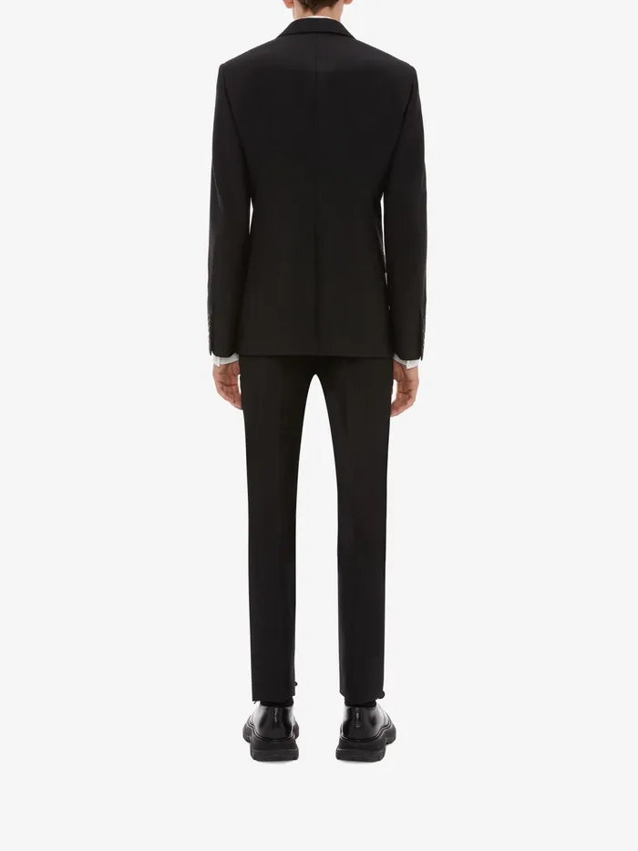 Men Jackets Alexander McQueen Wool Mohair Jacket Black