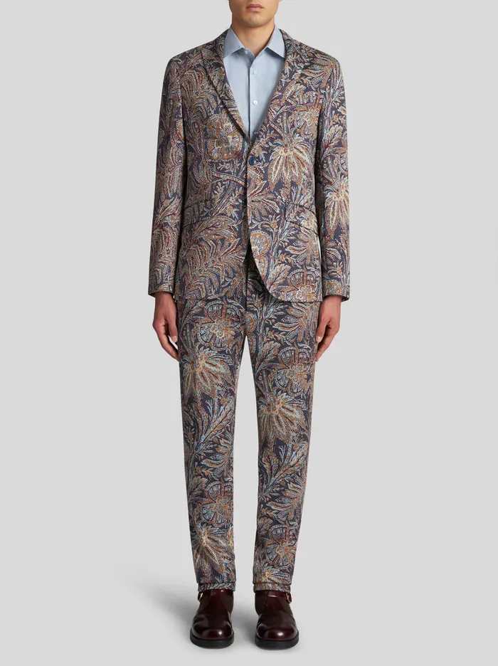 Men Jersey Jacquard Jacket Etro Jackets