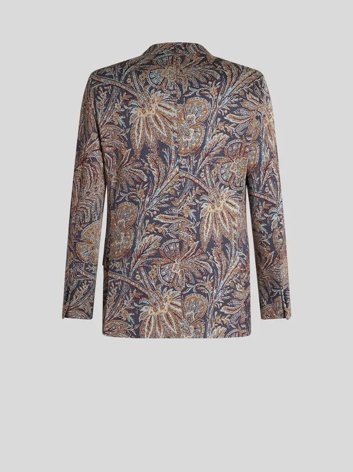 Men Jersey Jacquard Jacket Etro Jackets