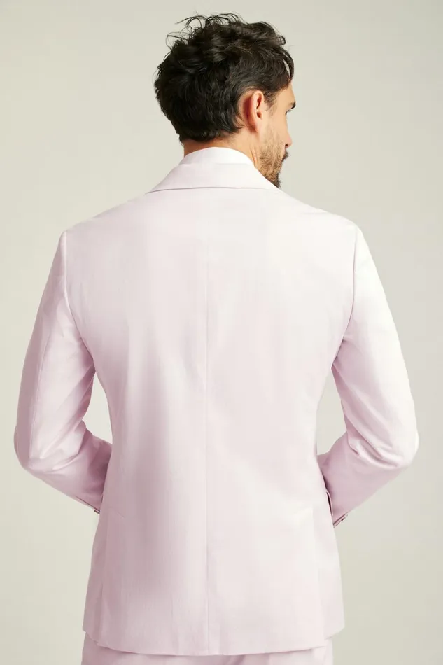 Men Jetsetter Italian Cotton Blazer Dusty Pink Bonobos Blazers and Sport Coats