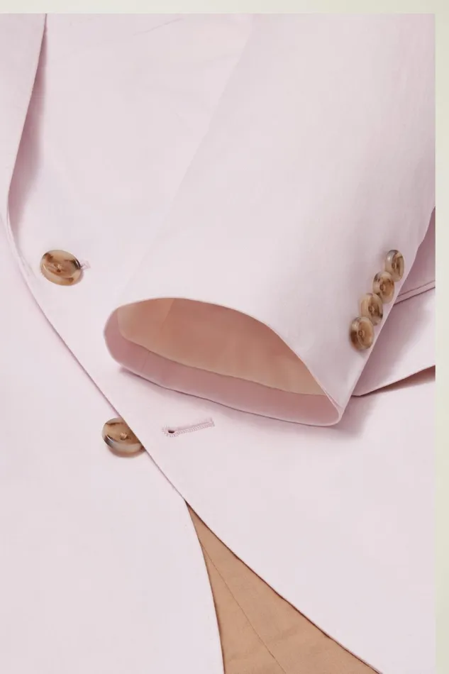 Men Jetsetter Italian Cotton Blazer Dusty Pink Bonobos Blazers and Sport Coats