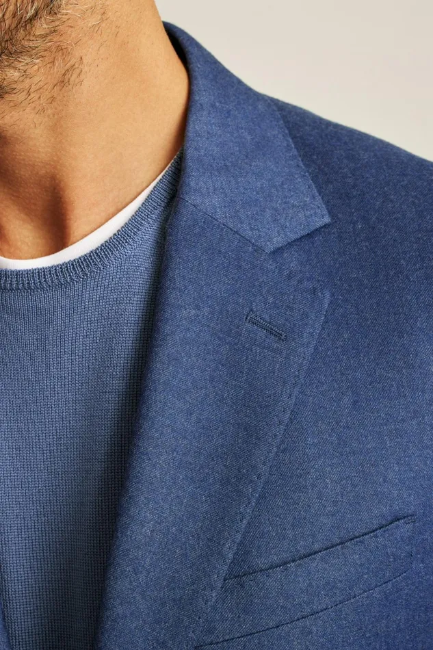 Men Jetsetter Italian Flannel Blazer Bright Navy Bonobos Blazers and Sport Coats