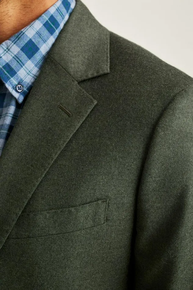 Men Jetsetter Italian Flannel Suit Olive Bonobos Suits