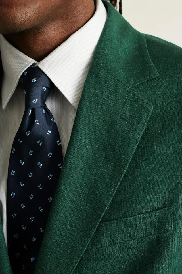 Men Jetsetter Italian Linen Blazer Mineral Green Bonobos Blazers and Sport Coats
