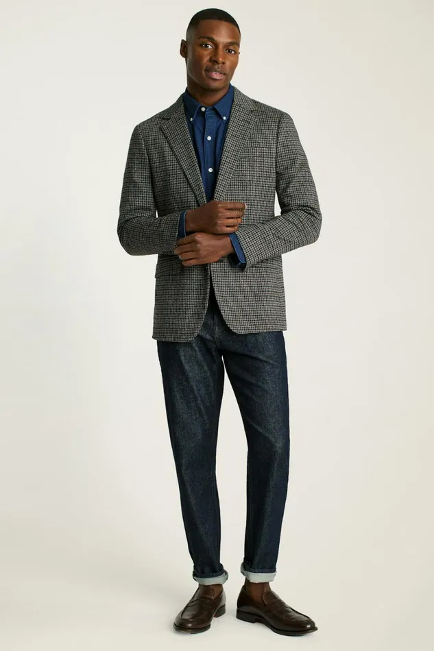 Men Jetsetter Knit Blazer Charcoal Club Check Bonobos Blazers and Sport Coats Men Jetsetter Knit Blazer Charcoal Club Check Bonobos Blazers and Sport Coats