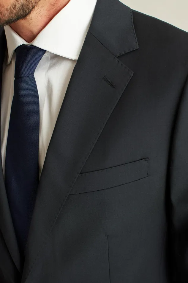 Men Jetsetter Super 120s Italian Wool Blazer Navy Bonobos Blazers and Sport Coats