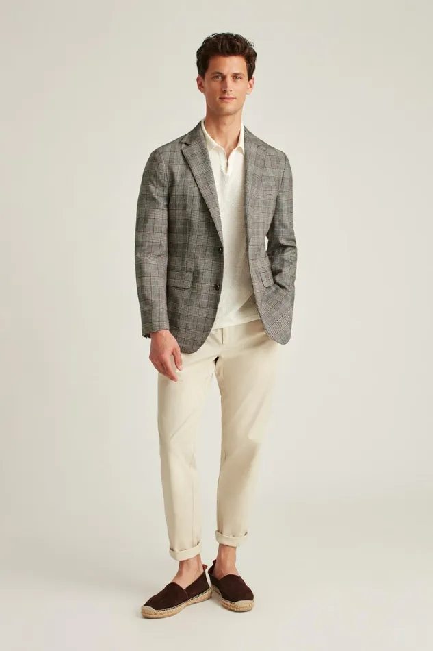 Men Jetsetter Unconstructed Italian Wool Blazer Grey Brown Glen Plaid Bonobos Blazers and Sport Coats Men Jetsetter Unconstructed Italian Wool Blazer Grey Brown Glen Plaid Bonobos Blazers and Sport Coats