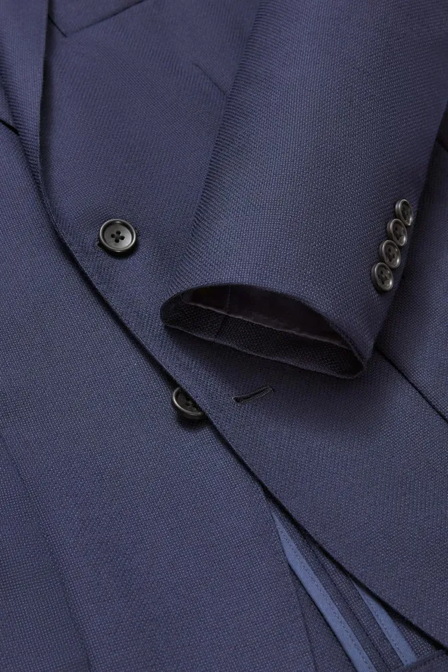 Men Jetsetter Unconstructed Italian Wool Blazer Navy Bonobos Blazers and Sport Coats