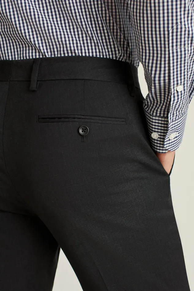 Men Jetsetter Wool Dress Pant Charcoal Bonobos Dress Pants