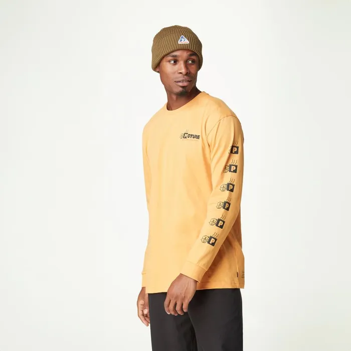 Men KAWA LS TEE Picture Organic Clothing TShirts