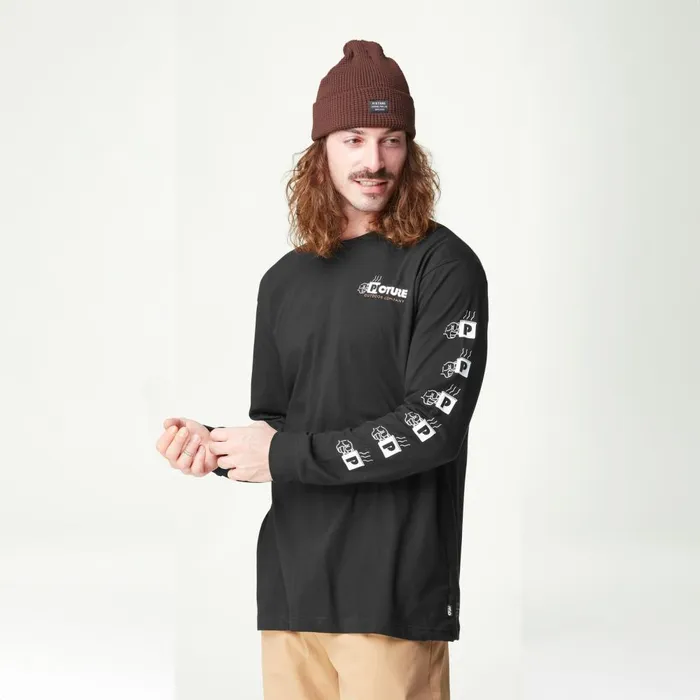 Men KAWA LS TEE Picture Organic Clothing TShirts