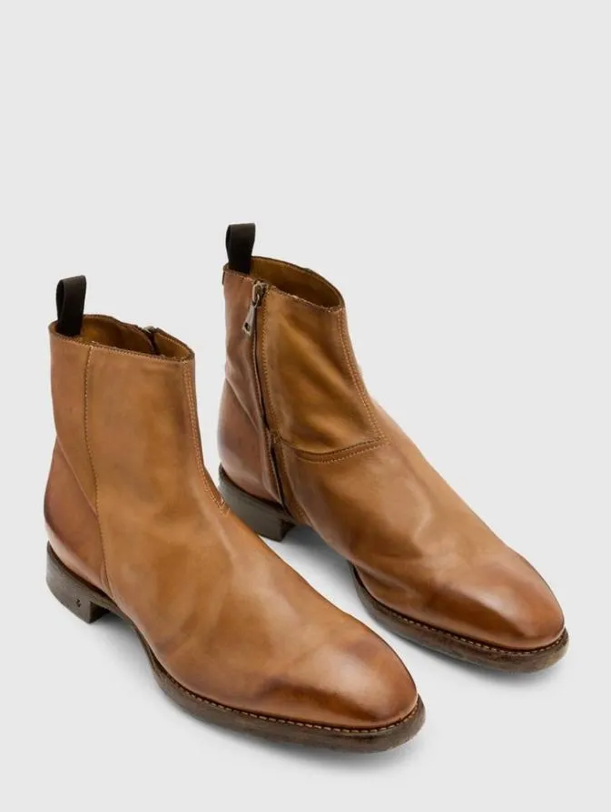 Men Leather Boots John Varvatos REGENT BOOT Clay