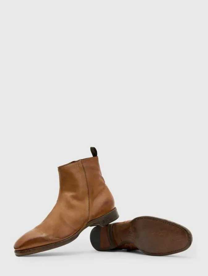 Men Leather Boots John Varvatos REGENT BOOT Clay