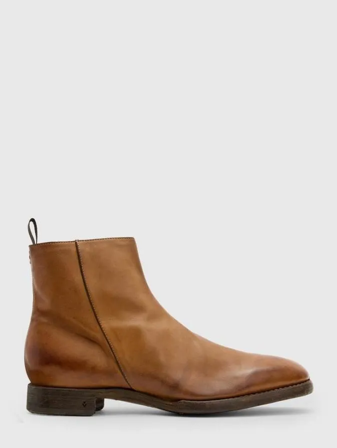 Men Leather Boots John Varvatos REGENT BOOT Clay